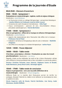 Programme complet Journée d'étude UFM